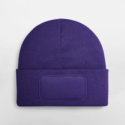 Gorro con parche frontal Purple