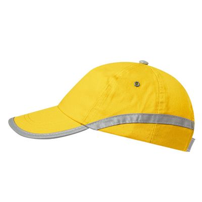Gorra reflectante de 5 paneles en algodón