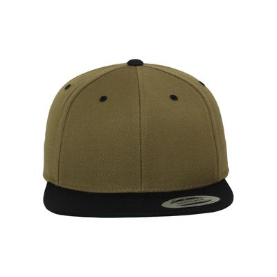 Gorra bicolor snapback Olive / Black
