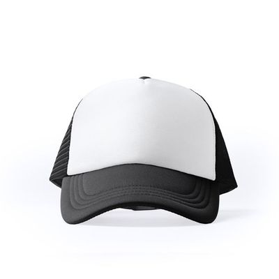 Gorra de adulto con panel frontal acolchado Negro Talla Única Adulto