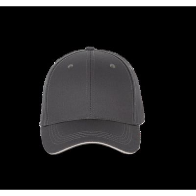 Gorra sencilla de algodón Dark Grey / Light Grey