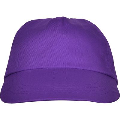 Gorra 5 paneles con ventilación Morado Talla Única Adulto