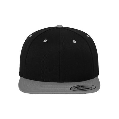 Gorra bicolor snapback Black / Silver