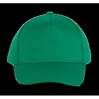 Gorra ajustable mediante tira autoadhesiva Kelly Green