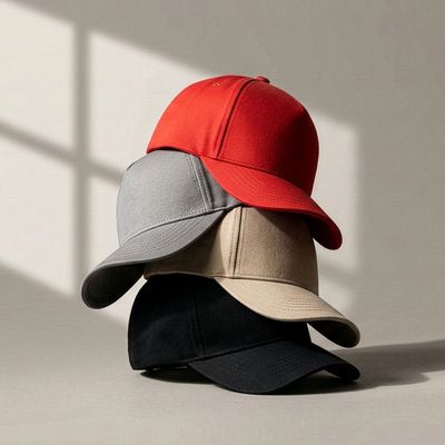 Gorra Algodón Peinado 5 Paneles con Velcro