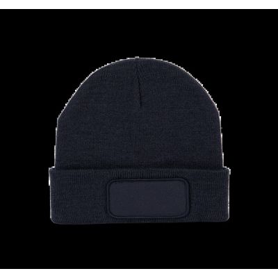 Gorro reciclado con parche Navy