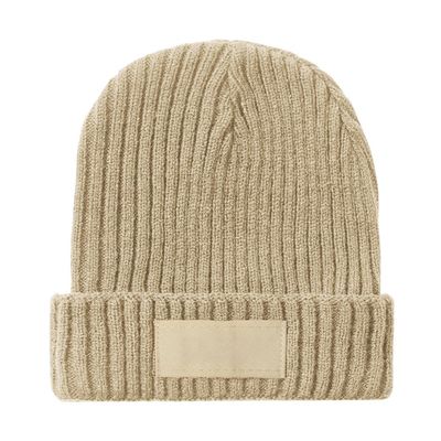 Gorro de punto de canalé Natu