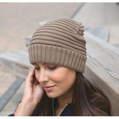 Gorro trenzado interior de polar Fennel