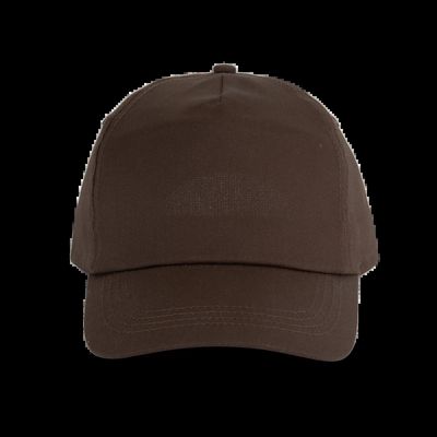 Gorra 5 paneles ajustable Chocolate