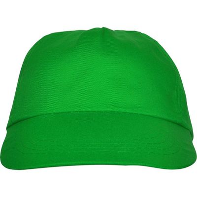 Gorra 5 paneles con ventilación Verde Helecho UNICA