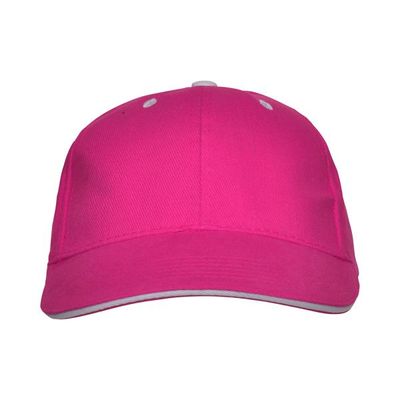 Gorra de algodón con cinta antisudoral Fucsia Kids