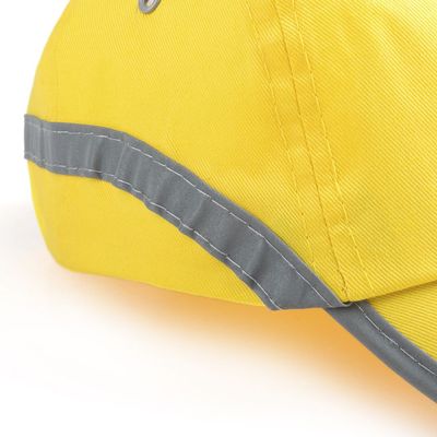 Gorra reflectante de 5 paneles en algodón