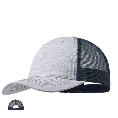 Gorra Bicolor de Poliéster y Rejilla 6P