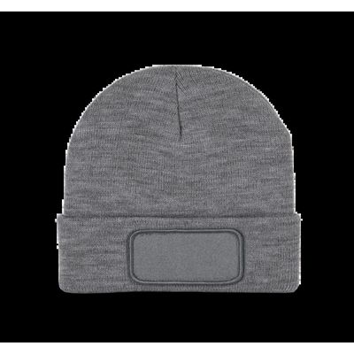 Gorro con parche y forro polar Oxford Grey