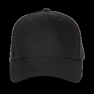 Gorra de algodón ajustable Black