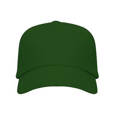 Gorra ajustable de algodón en 2 tallas Verde Oscuro UNICA
