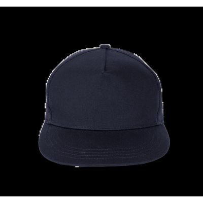 Gorra snapback de algodón Navy