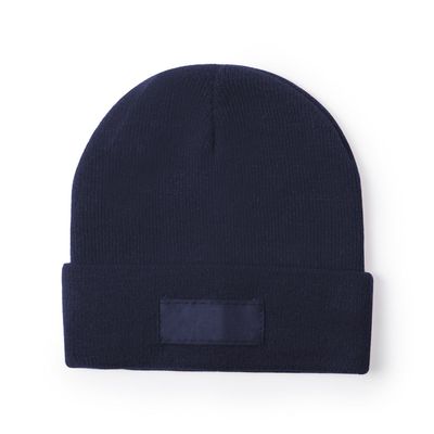 Gorro con etiqueta exterior personalizable Mar