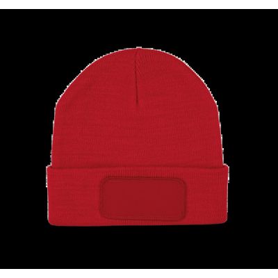 Gorro dobladillo con Parche Red