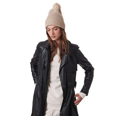 Gorro con pompón eco