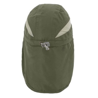 Gorra de microfibra con solapa trasera