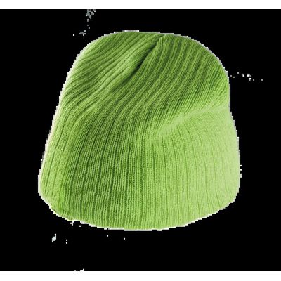 Gorro de punto acanalado 100% acrílico Lime