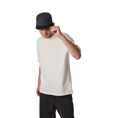 Gorra de poliéster con la Visera recta Black