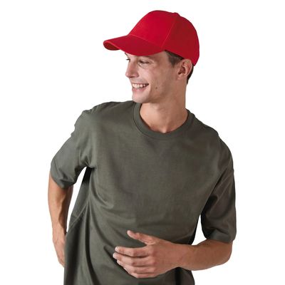 Gorra de algodón grueso con 5 paneles