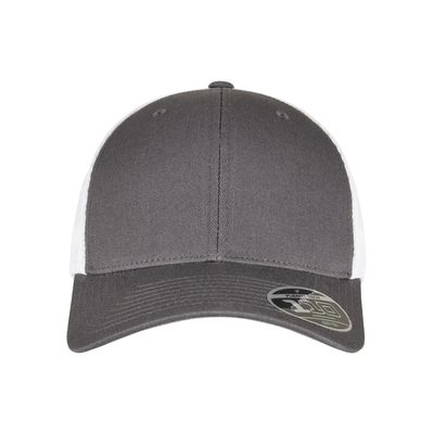 Gorra de rejilla bicolor ajustable Charcoal / White