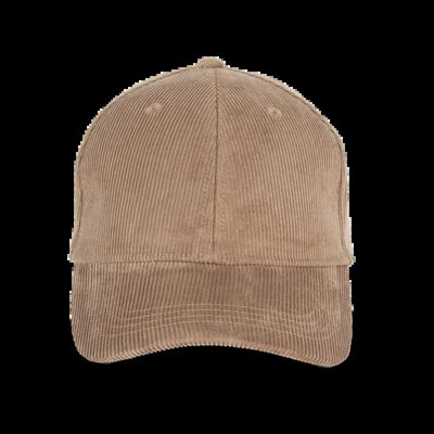 Gorra de pana unisex Dark Camel