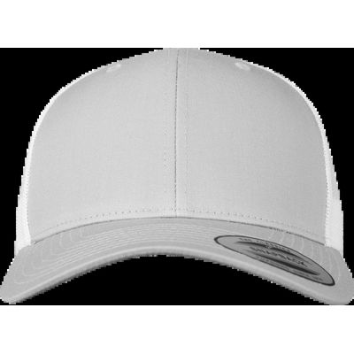 Gorra trucker retro bicolor Silver / White
