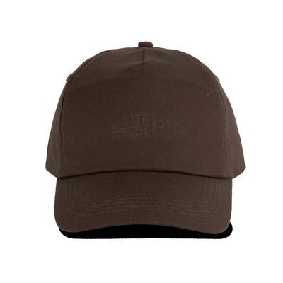 Gorra 5 paneles ajustable Chocolate