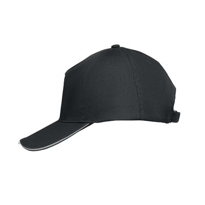 Gorra 5 paneles de algodón con LED