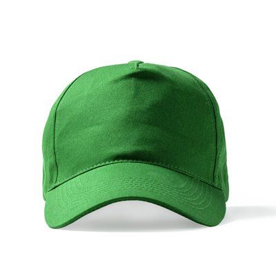 Gorra de 5 paneles con cierre ajustable Verde Helecho Talla Única Adulto