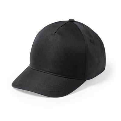 Gorra 5 paneles con cierre de velcro en microfibra/poliéster Neg