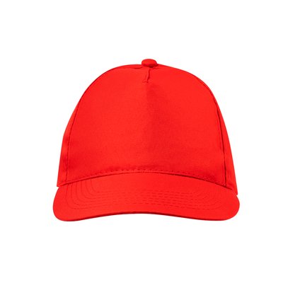 Gorra 5 paneles con cierre de velcro en microfibra/poliéster