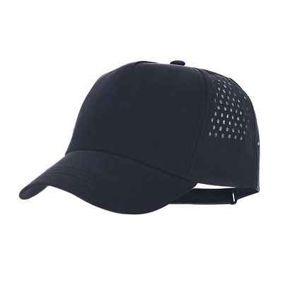 Gorra 5 paneles microfibra  transpirable Mar
