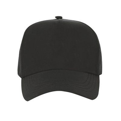 Gorra 5 paneles microfibra  transpirable