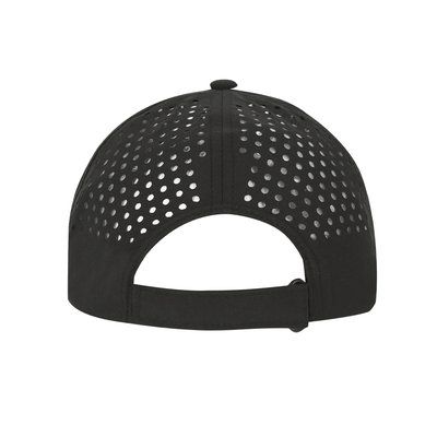Gorra 5 paneles microfibra  transpirable