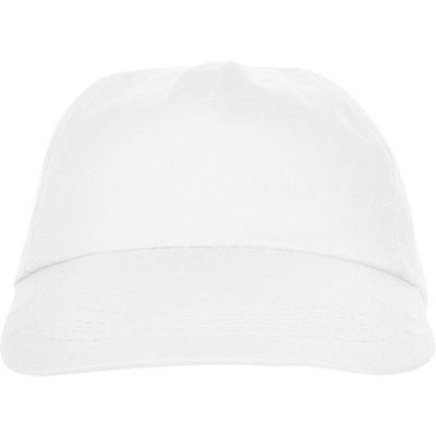 Gorra 5 paneles con ventilación Blanco UNICA