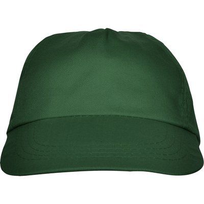 Gorra 5 paneles con ventilación Verde Oscuro Talla Única Adulto