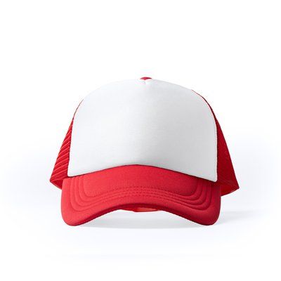 Gorra de adulto con panel frontal acolchado Rojo Talla Única Adulto