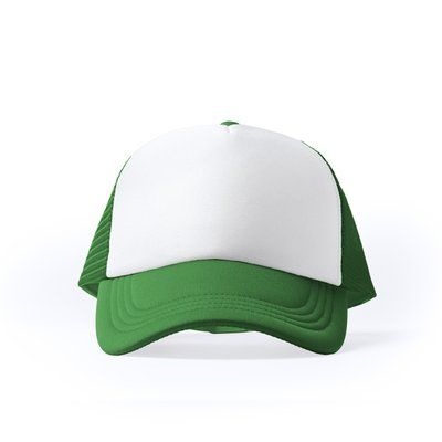 Gorra de adulto con panel frontal acolchado Verde Helecho Talla Única Adulto