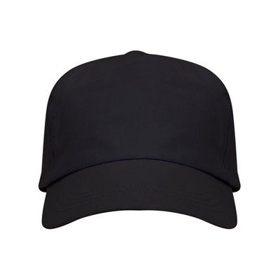 Gorra ajustable de algodón en 2 tallas Negro UNICA