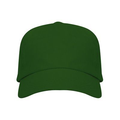 Gorra ajustable de algodón en 2 tallas Verde Oscuro UNICA