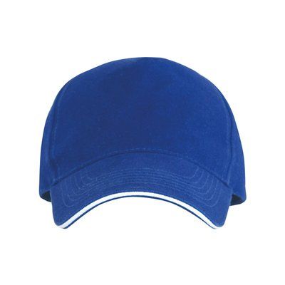 Gorra de algodón 5 paneles antisudoral Royal UNICA
