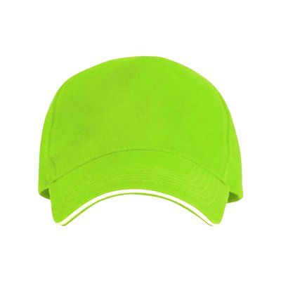 Gorra de algodón 5 paneles antisudoral Verde Oasis UNICA