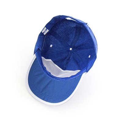 Gorra algodon 5 paneles ribeteada con cierre de velcro