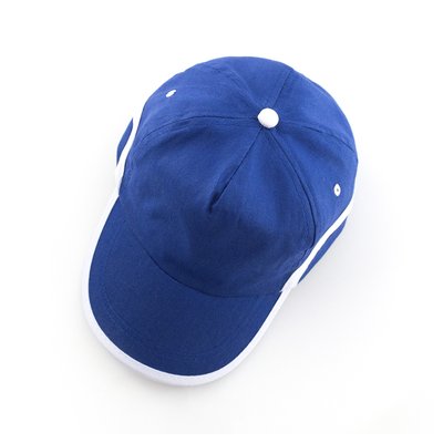 Gorra algodon 5 paneles ribeteada con cierre de velcro