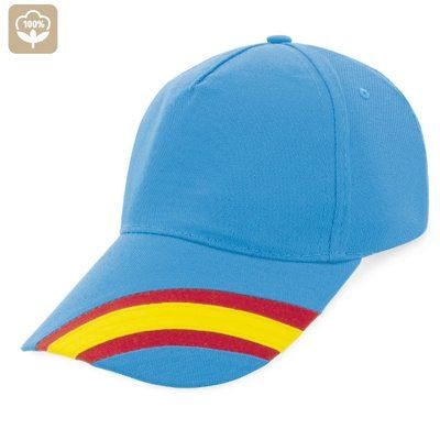 Gorra Algodón con bandera España Az-Md Az/Med